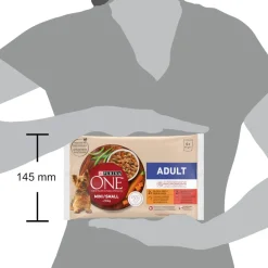Purina One Mini Adult Pollo y Buey sobres para perros Outlet