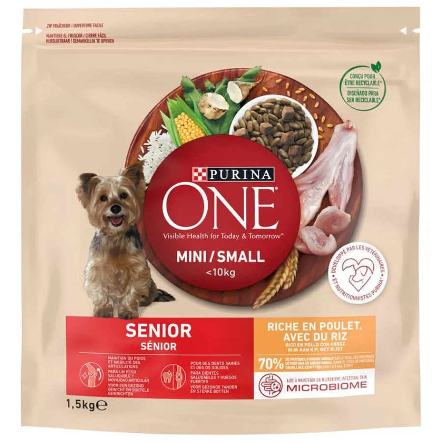 Purina One Senior 8+ Mini pienso para perros Outlet