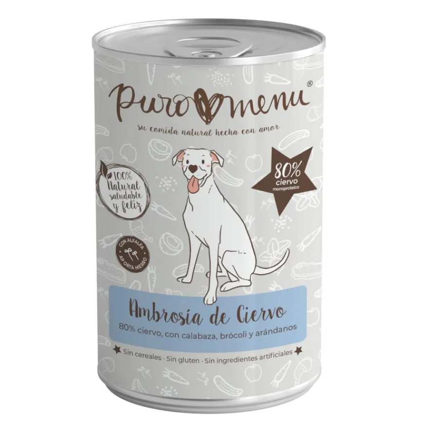 Puromenu Puro Menu Ambrosía de Ciervo lata para perros New