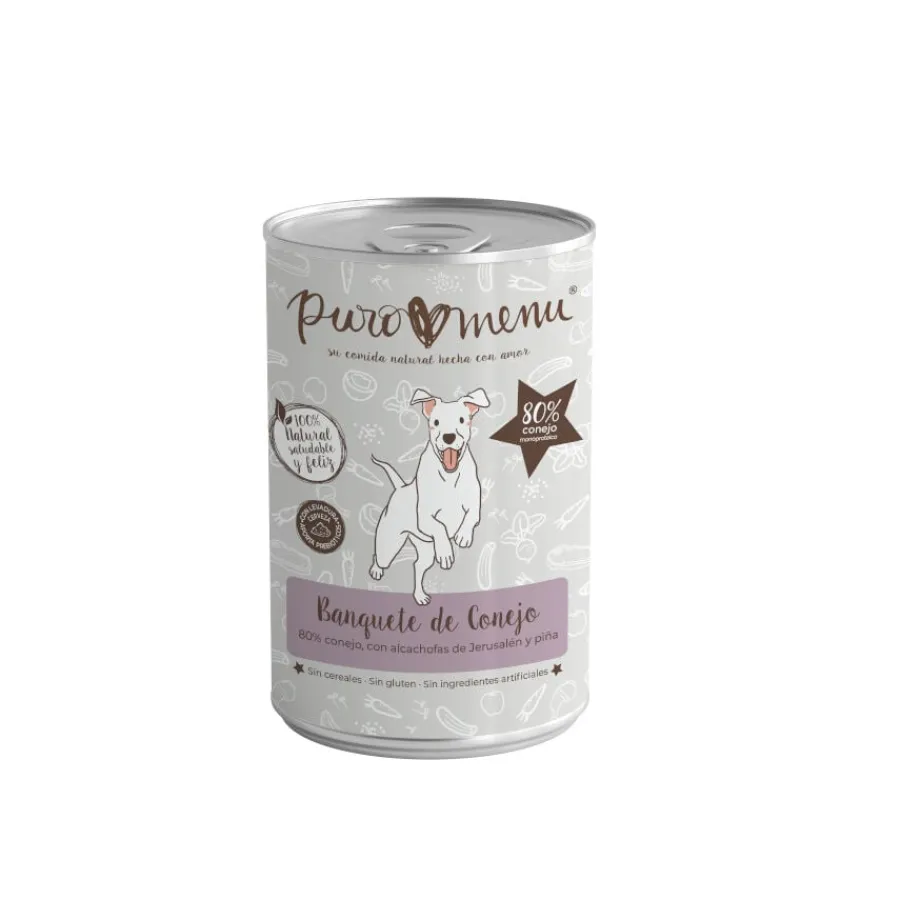 Puromenu Puro Menu Bio Banquete de Conejo lata para perros Outlet
