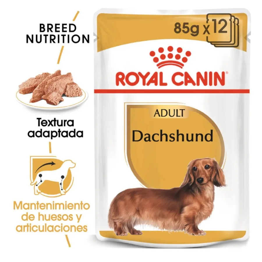 Royal Canin Adult Teckel paté en sobre para perros Discount