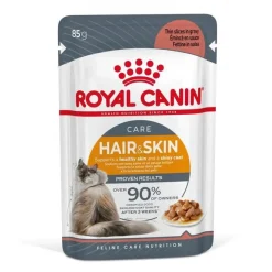 Royal Canin Hair and Skin sobre en salsa para gatos Sale