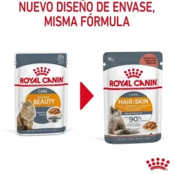 Royal Canin Hair and Skin sobre en salsa para gatos Sale