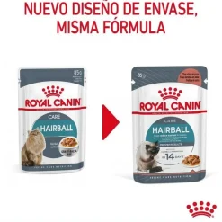 Royal Canin Hairball sobre en salsa para gatos Hot