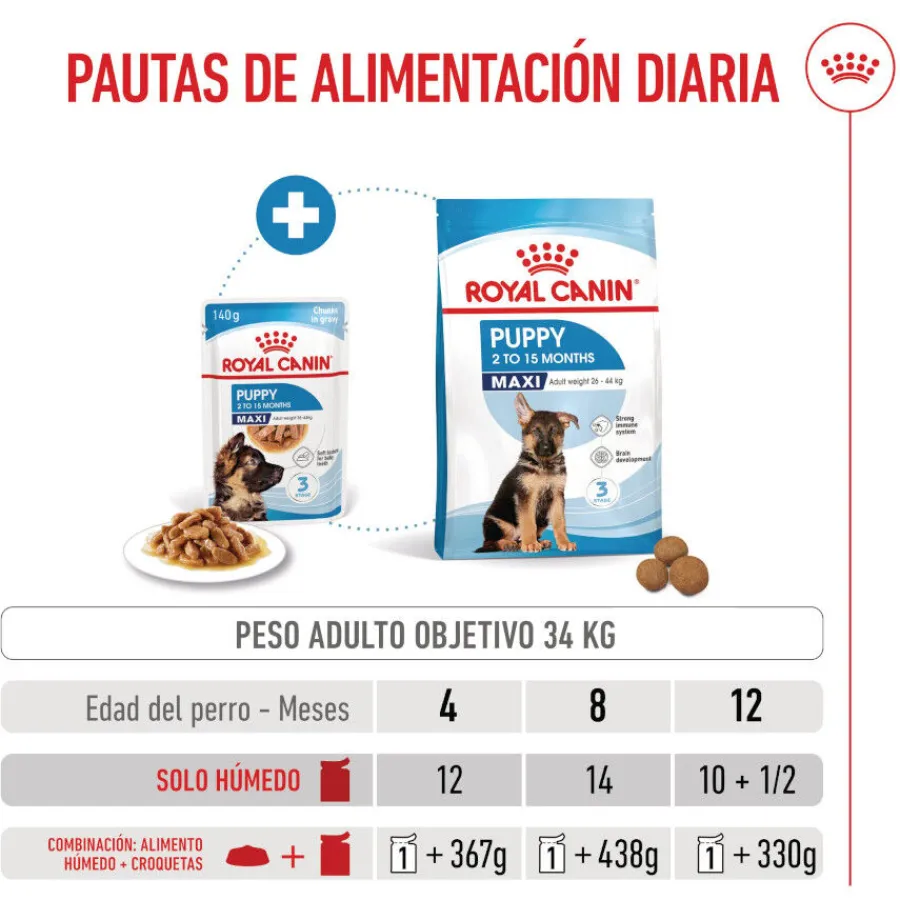 Royal Canin Húmedo Maxi Puppy sobre para perros Hot