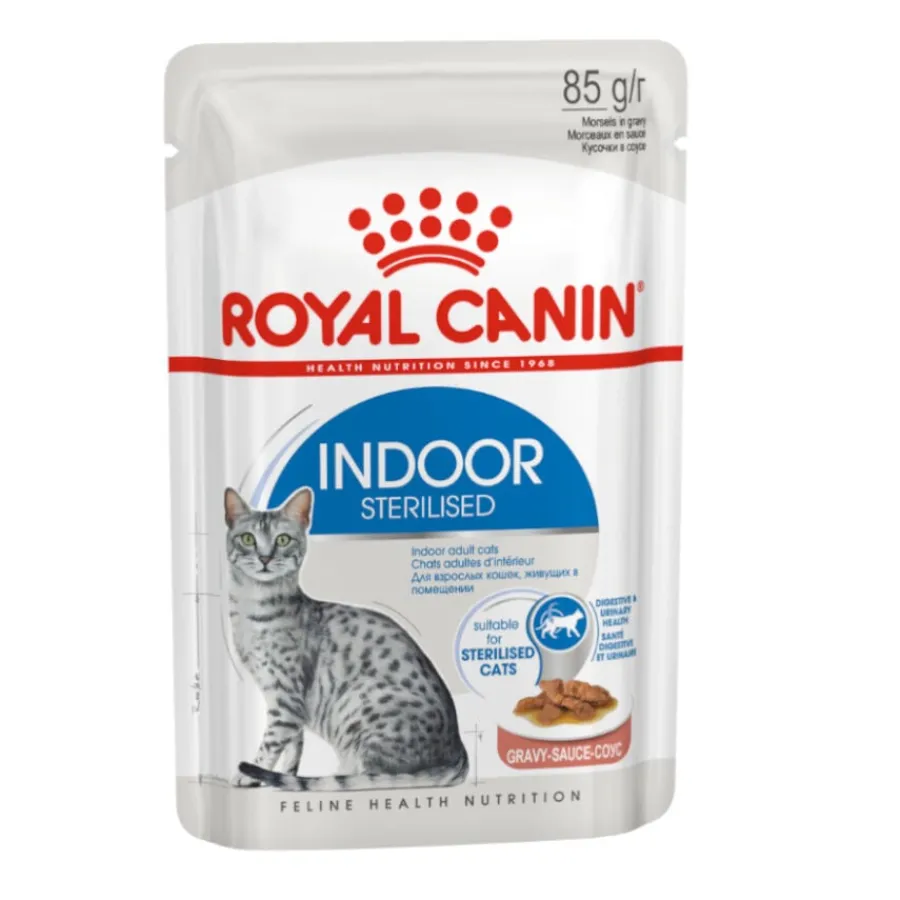 Royal Canin Indoor Sterilised sobre en salsa para gatos Online