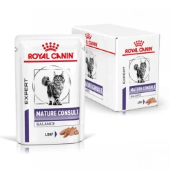 Royal Canin Mature Consult Balance Paté sobre para gatos Online