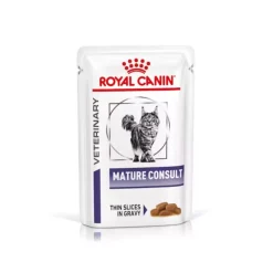 Royal Canin Mature Consult Láminas en Salsa Sobre para gatos Clearance