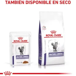 Royal Canin Mature Consult Láminas en Salsa Sobre para gatos Clearance