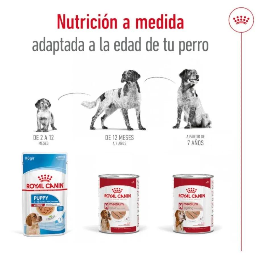 Royal Canin Medium 7+ Ageing lata para perros Clearance