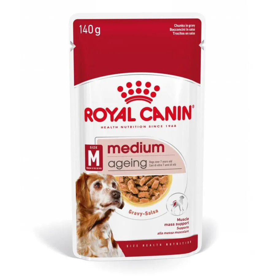 Royal Canin Medium Ageing sobre en salsa para perros Online