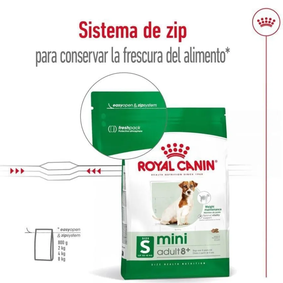 Royal Canin Mini 8+ Adult pienso para perros New