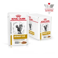 Royal Canin Veterinary Urinary Moderate Calorie sobres para gatos Outlet