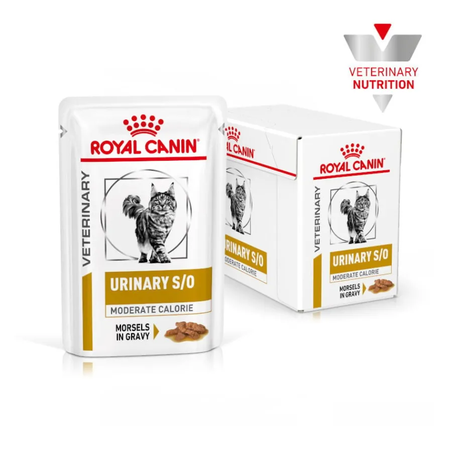 Royal Canin Veterinary Urinary Moderate Calorie sobres para gatos Outlet