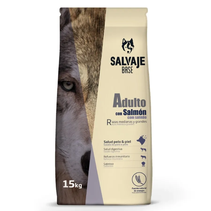 Salvaje Base Adultos Salmón pienso para perros Sale