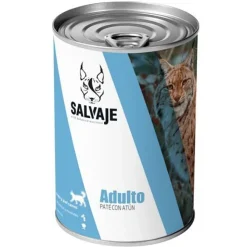 Salvaje Original Adulto Atún en Paté lata para gatos Hot