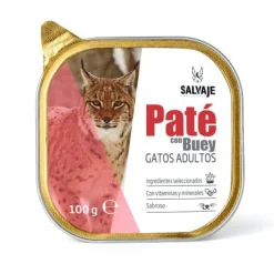 Salvaje Original Adulto Buey en Paté tarrina para gatos Discount