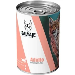 Salvaje Original Adulto Salmón en Paté lata para gatos Discount