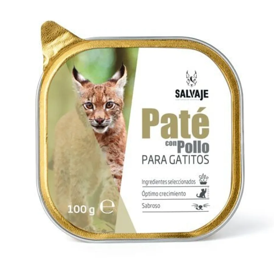 Salvaje Original Pollo en Paté tarrina para gatitos Sale