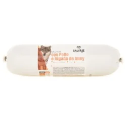 Salvaje Salchicha Pollo e Hígado de Buey para perros New