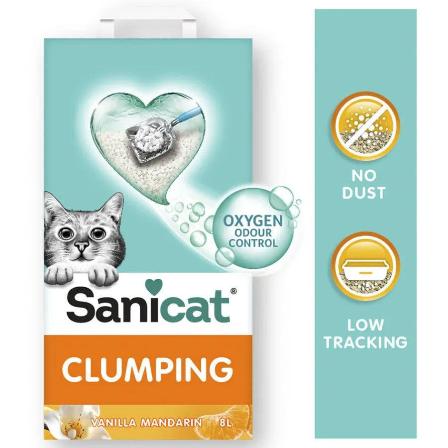 Sanicat Arena Aglomerante Vainilla y Mandarina New