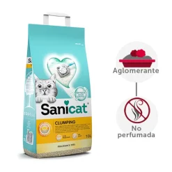 Sanicat Cumpling Arena Aglomerante sin perfume para gatos Sale