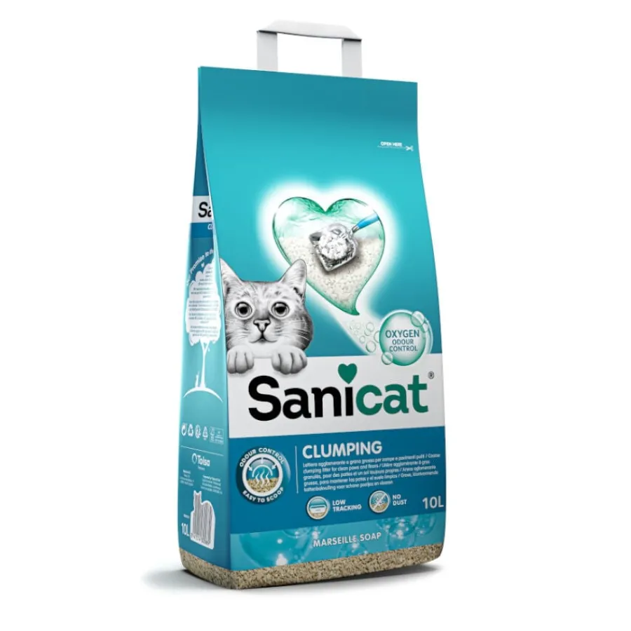 Sanicat Cumpling White Marseille Active Arena Aglomerante para gatos Discount