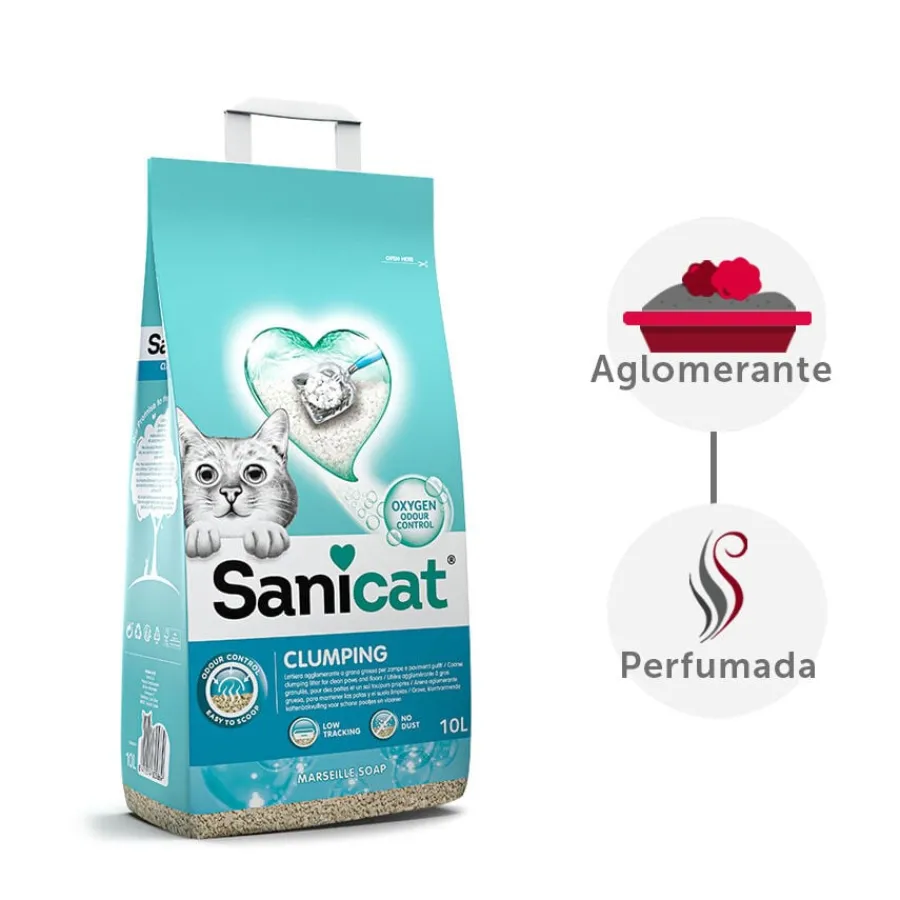 Sanicat Marsella Arena Aglomerante para gatos New