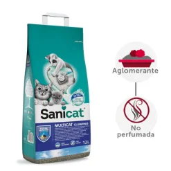 Sanicat Multicat Cumpling Aire Fresco Arena para gatos New