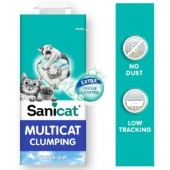 Sanicat Multicat Cumpling Aire Fresco Arena para gatos New