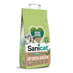 Sanicat Natura Activa 100% Green Arena Vegetal para gatos Online