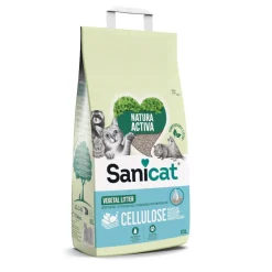 Sanicat Recycled Cellulose Lecho Natural para gatos Hot