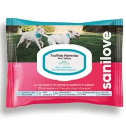 Sanilove Toallitas Húmedas Aroma Prado para perros y gatos Clearance