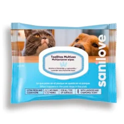 Sanilove Toallitas Húmedas Higiénicas Multiusos para perros Sale