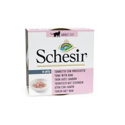 Schesir Adult Atún con Jamón lata para gatos Hot