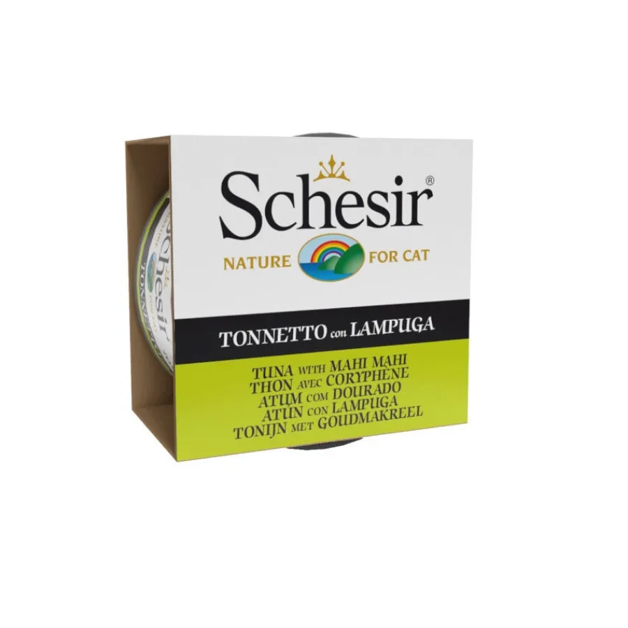 Schesir Adult Atún con Lampuga lata para gatos New