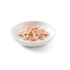 Schesir Adult atún con pollo y gambas sobre para gatos Sale