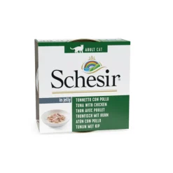 Schesir Adult Atún con pollo lata para gatos Hot
