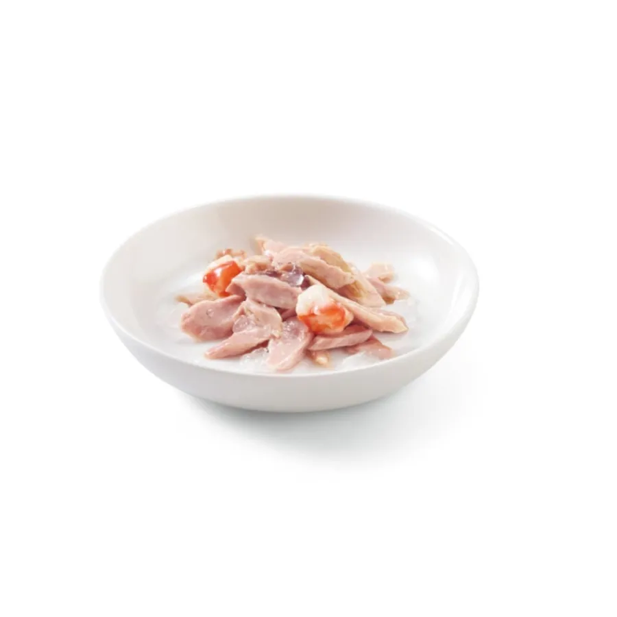 Schesir Adult Atún y Surimi en gelatina lata para gatos Online