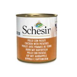 Schesir Adult pollo con patatas lata para perros Best