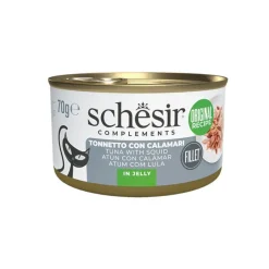 Schesir Atún con Calamares en Gelatina lata para gatos Discount