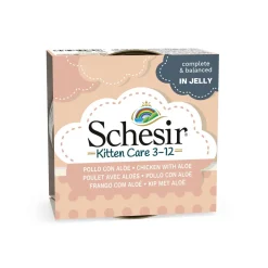 Schesir Kitten pollo con aloe latas para gatitos Best