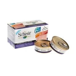 Schesir Nature Atún y Filete de Buey en Gelatina lata para gatos New
