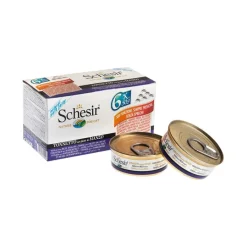 Schesir Nature Atún y Gambas en Gelatina lata para gatos New