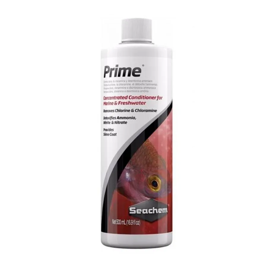 Seachem Prime Acondicionador de Agua para acuarios New