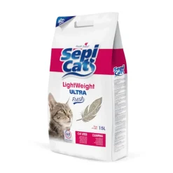 Sepicat LightWeight Ultra Fresh arena aglomerante ligera para gatos Hot