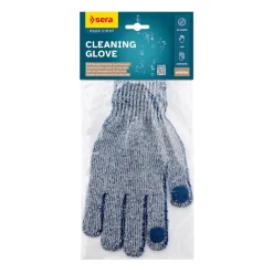 Sera Aqua Clean Guantes para limpieza de acuarios de hilo de Lurex
