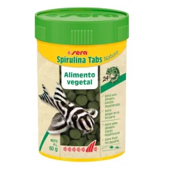 Sera Spirulina Tabs Nature Alimento Vegetal para peces Online