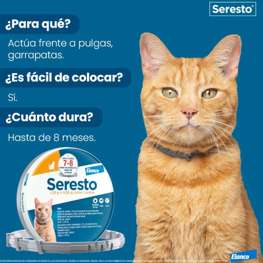 Seresto Collar Antiparasitario para gatos Outlet