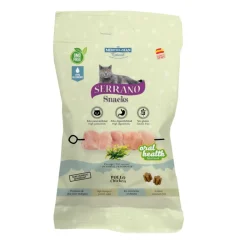 Mediterranean Natural Serrano Bocaditos Oral Health de Pollo para gatos Outlet